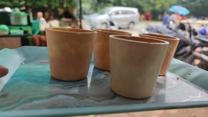 Edible cups come to prevent environmental damage from paper cups and kulhads