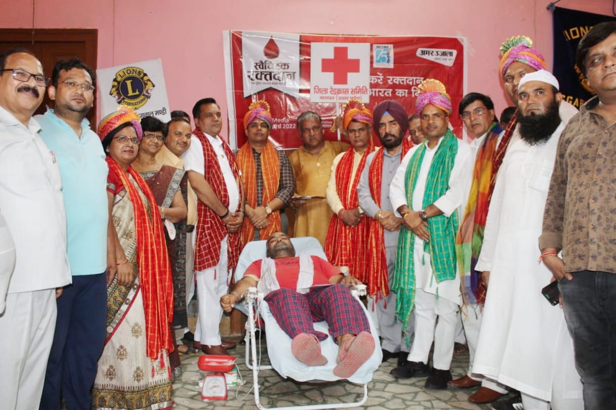 58 Mahadanis donated blood in the camp