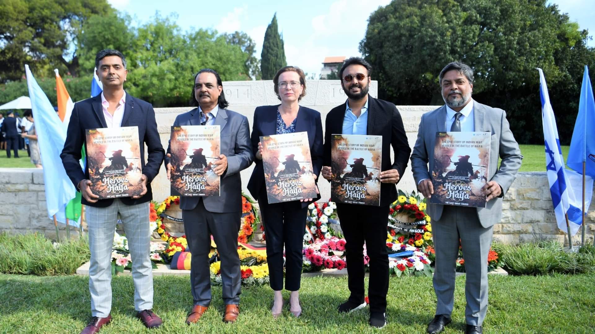 Golden Ratio Films Piiyush Singh Ashwini Chaudhary announce mega budget Indo Israel Film Heroes of Haifa