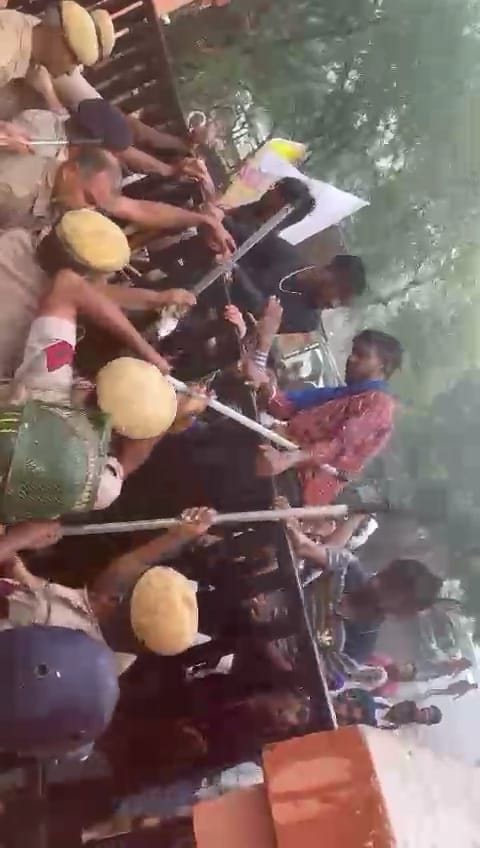 The protesters had brought the police bid-stones, Bhim Army said - mischievous elements took advantage of the crowd to pelt stones