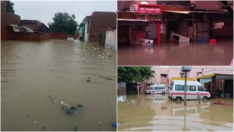 weather update heavy rain in agra zone