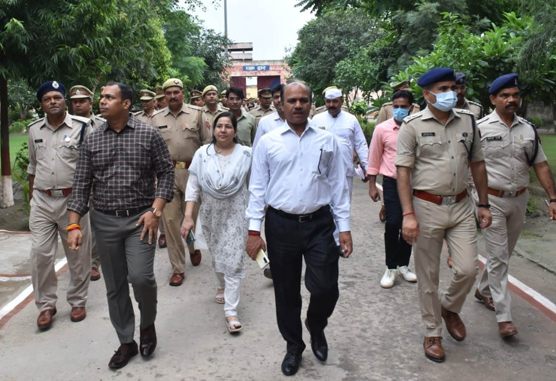 District Judge, DM and SP inspected the jail