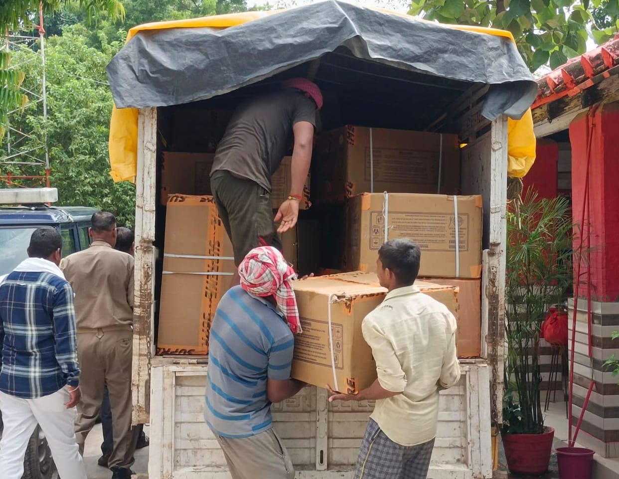 Huge quantity of fireworks items recovered from warehouse