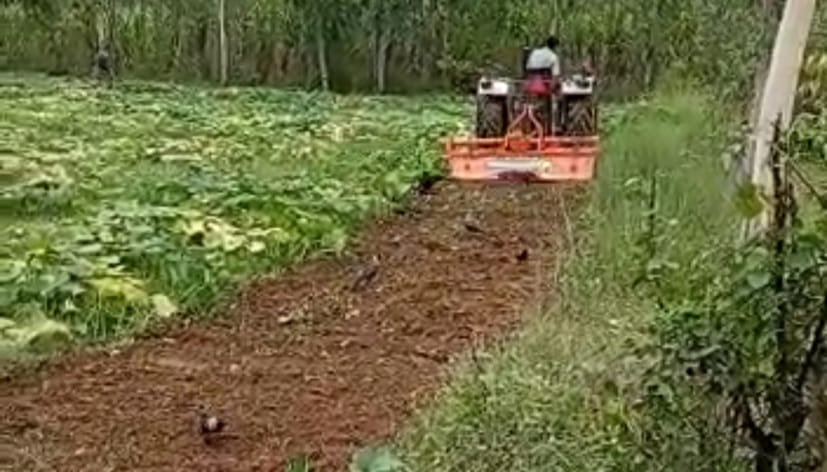 Revenue team removed possession from Assamese lease land in Kenduki village
