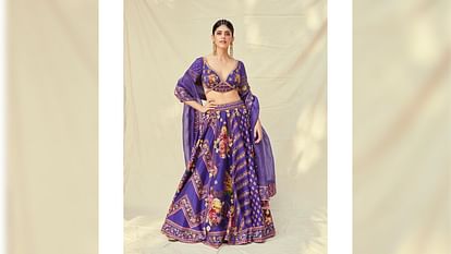 Hartalika Teej 2023 trendy lehenga look for teej puja