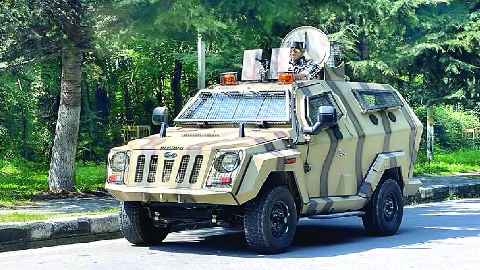Marksman will deal with terrorists in Kashmir, combat vehicle continue work even after being shot