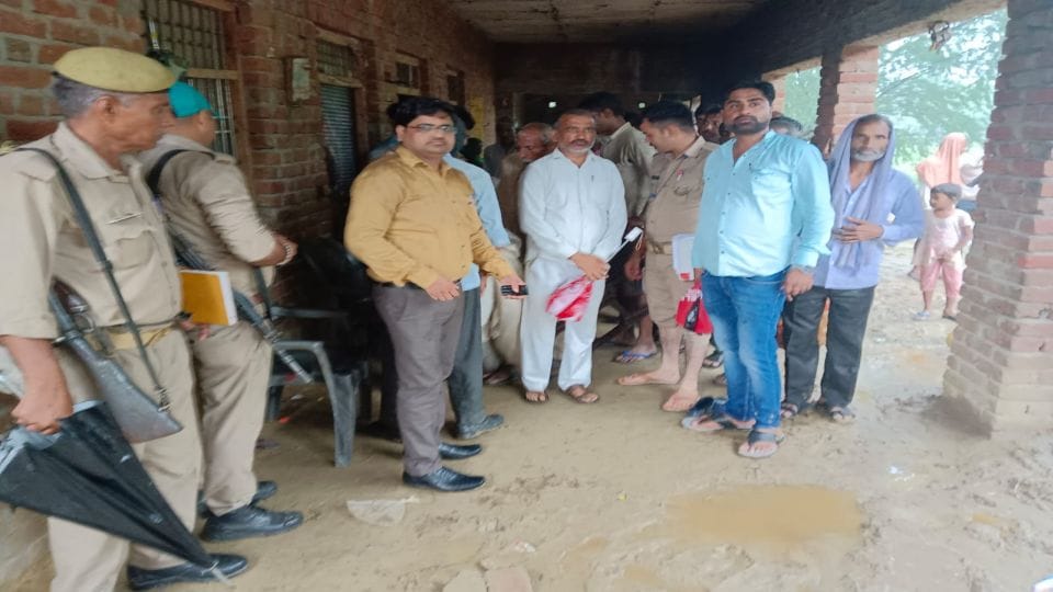 Three Died Due To House Collapse During Heavy Rain and Lightning temple got damaged In Firozabad