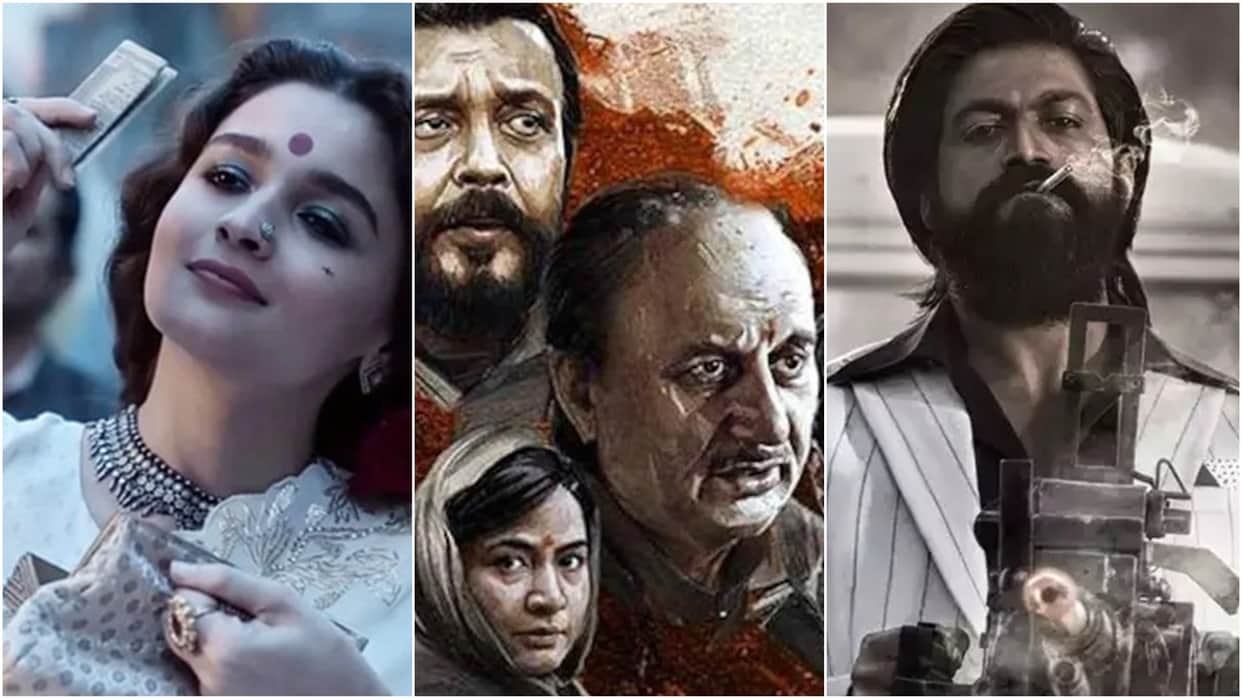 Top 5 Movies of 2022 box office collection gangubai kathiawadi the kashmir files rrr kgf chapter 2
