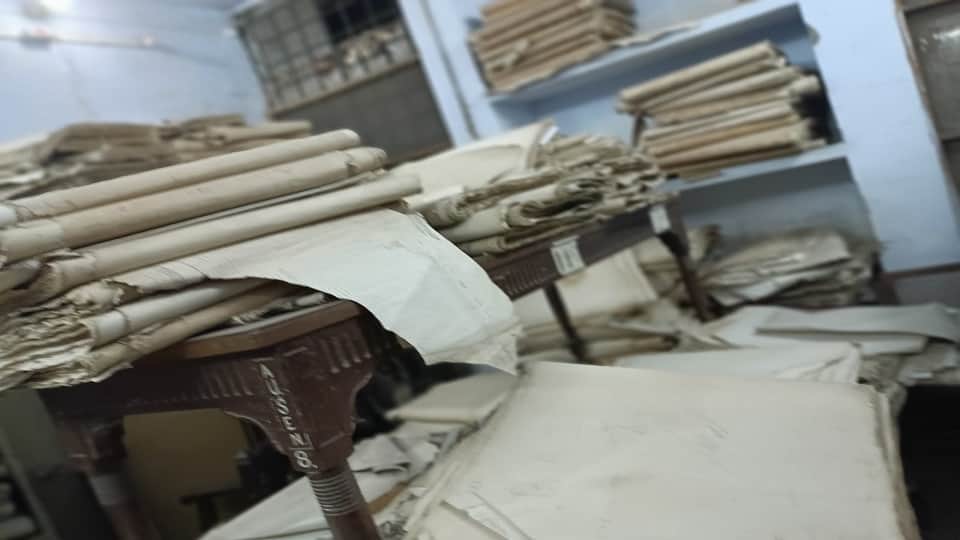 confidential chart like a trash in examination department of Dr. Bhimrao Ambedkar University agra