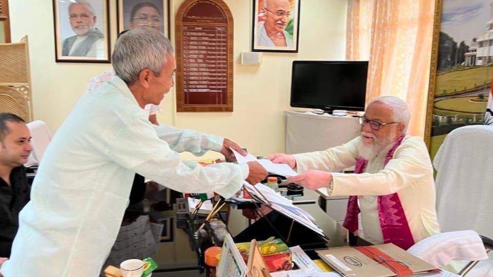 BJP MLA Burba Mohan Tripura resigns may join Tipra Motha