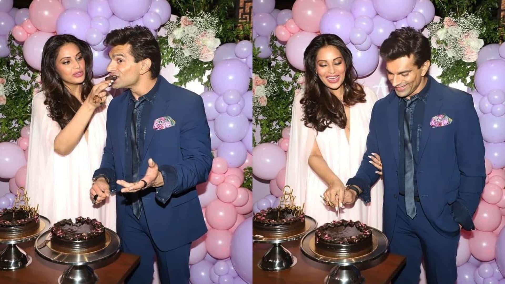 Bipasha Basu Baby Shower Pictures getting viral on social media with husband karan singh grover