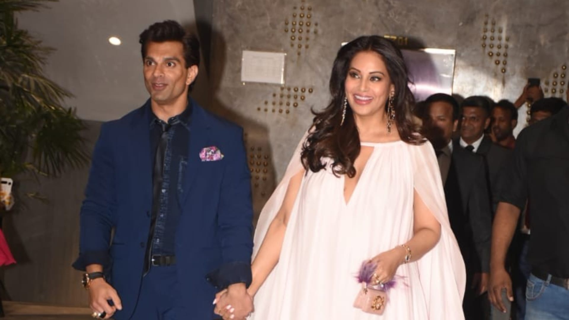 Bipasha Basu Baby Shower Pictures getting viral on social media with husband karan singh grover
