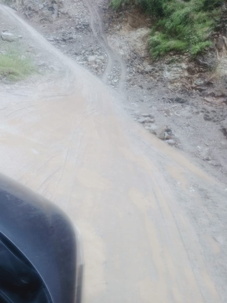 road in bad condition