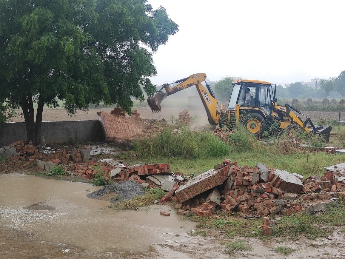 DTP team removed encroachment from three and a half acres of land