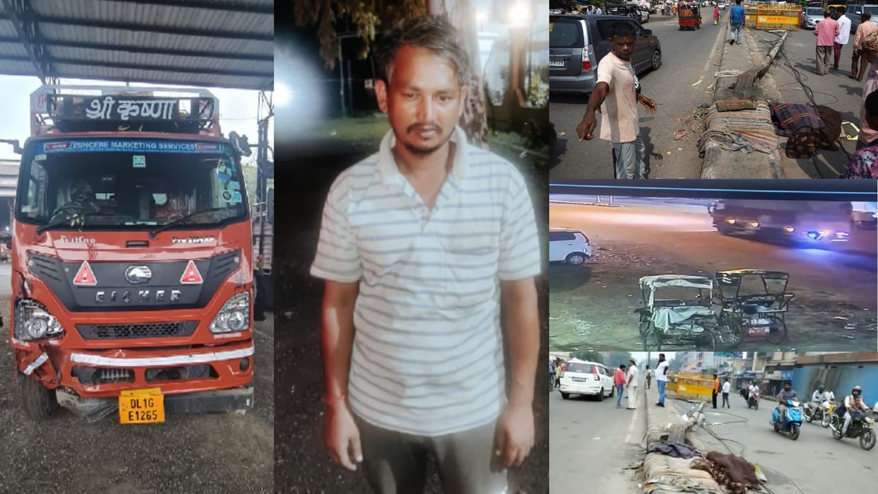 Delhi Seemapuri Road Accident truck driver Big Revealing real truth told about night of accident