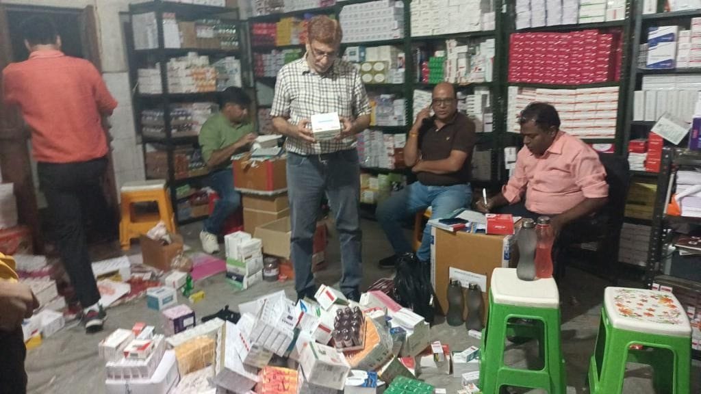 Pride Pharma's drug warehouse seized, medicines worth three crores found