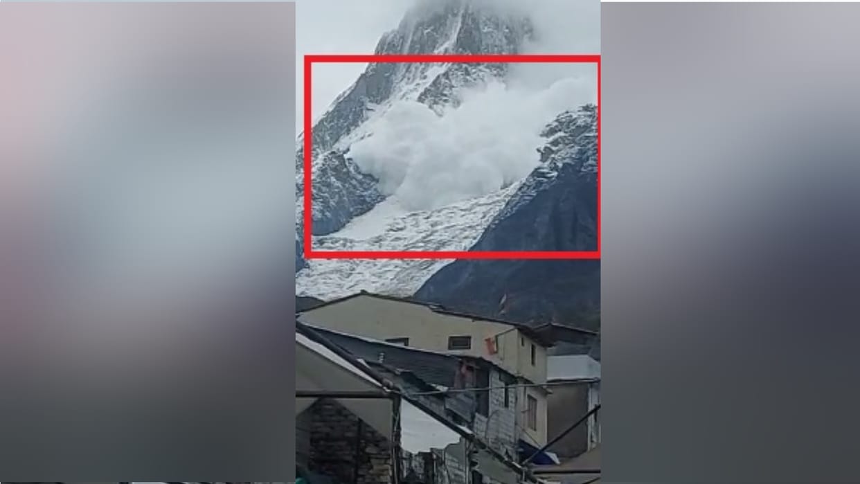 Glacier broken due to heavy snowfall in Kedarnath kedarnath avalanche