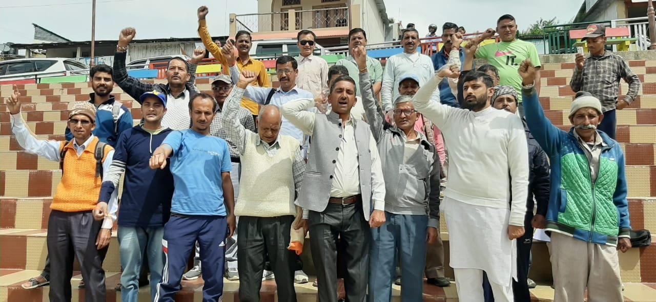 Farmers demonstrated against the government
