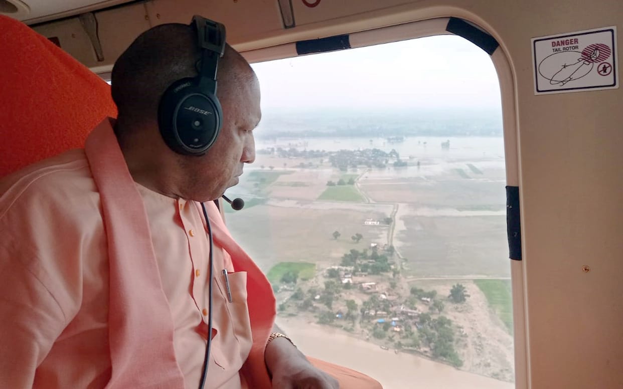 cm survey in flooded area