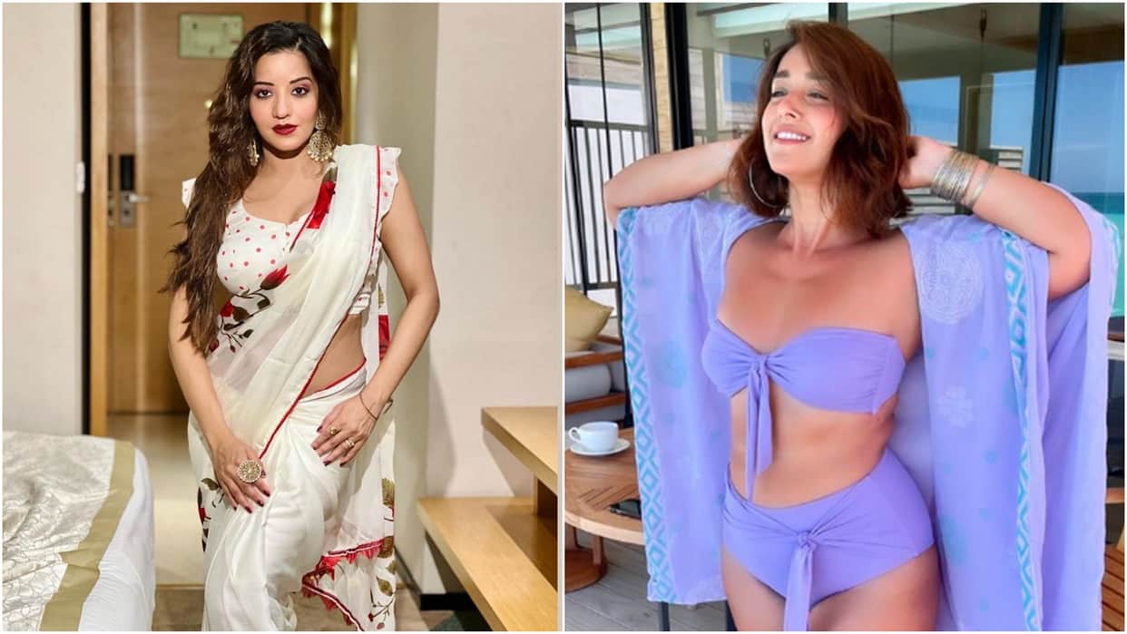 photos of the day monalisa saree look Ileana DCruz rubina dilaik madhuri nia sharma athiya shetty