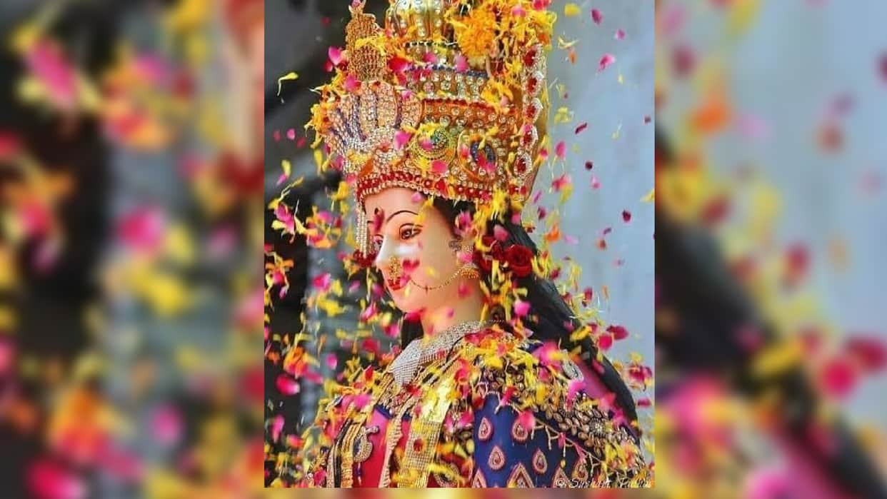 Shardiya Navratri Decoration Ideas How To Decorate Mandir At Home For Navratri See Photos Images