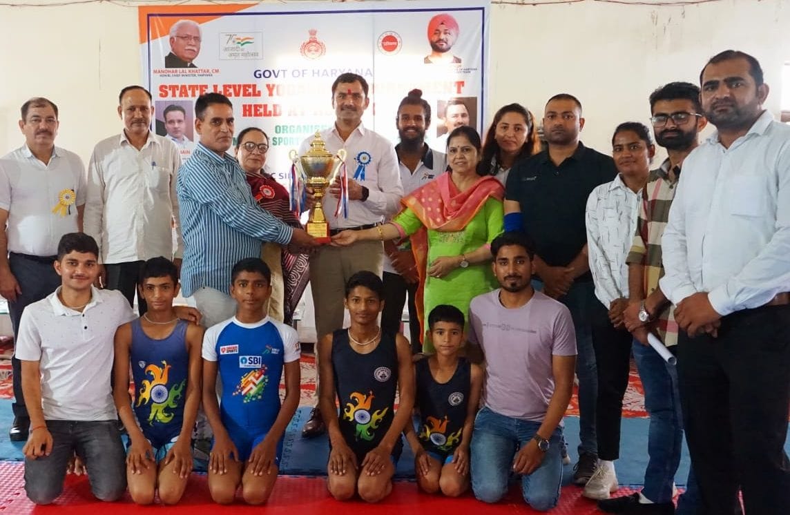 Rohtak Overall Champion in State Level Yogasan Competition
