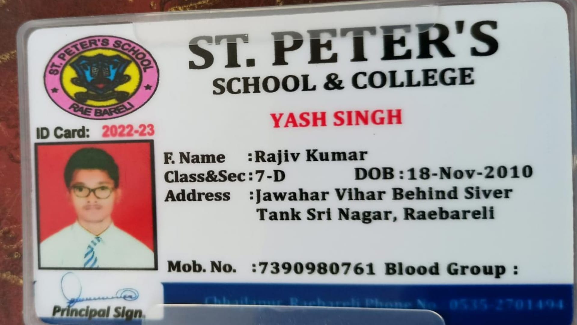 student of class seven committed suicide After beating teacher and principal in Rae Bareli suicide note found