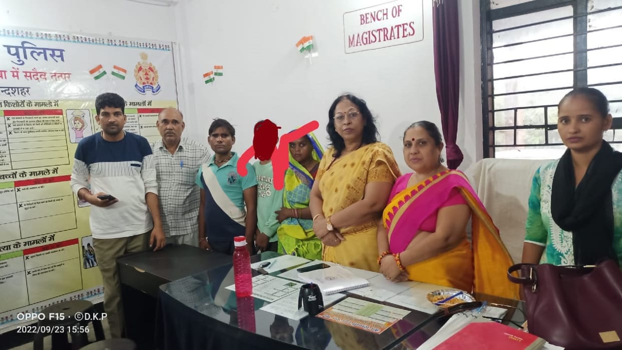 Missing son meets family After three years in Bulandshahar