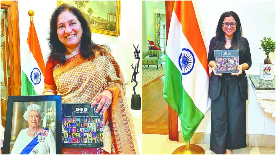 British High Commissioner honored Dr Jaideep Malhotra and his daughter Dr Neeharika Malhotra