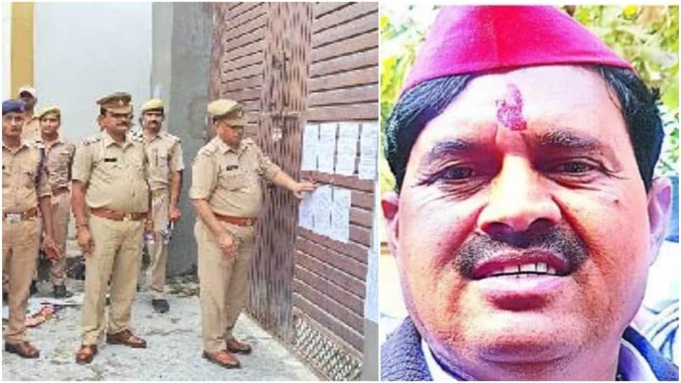 preparations for another big action on SP leader Notice placed at Jugendra Singh Yadav's house in etah