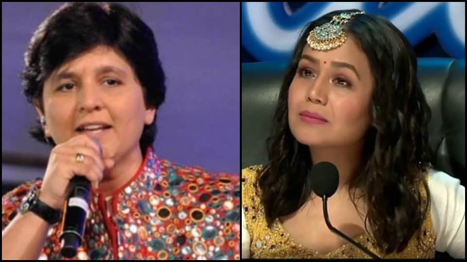 neha kakker trolled remakes song maine payal hai chhankai falguni pathak reshares poster of ban neha kakkar