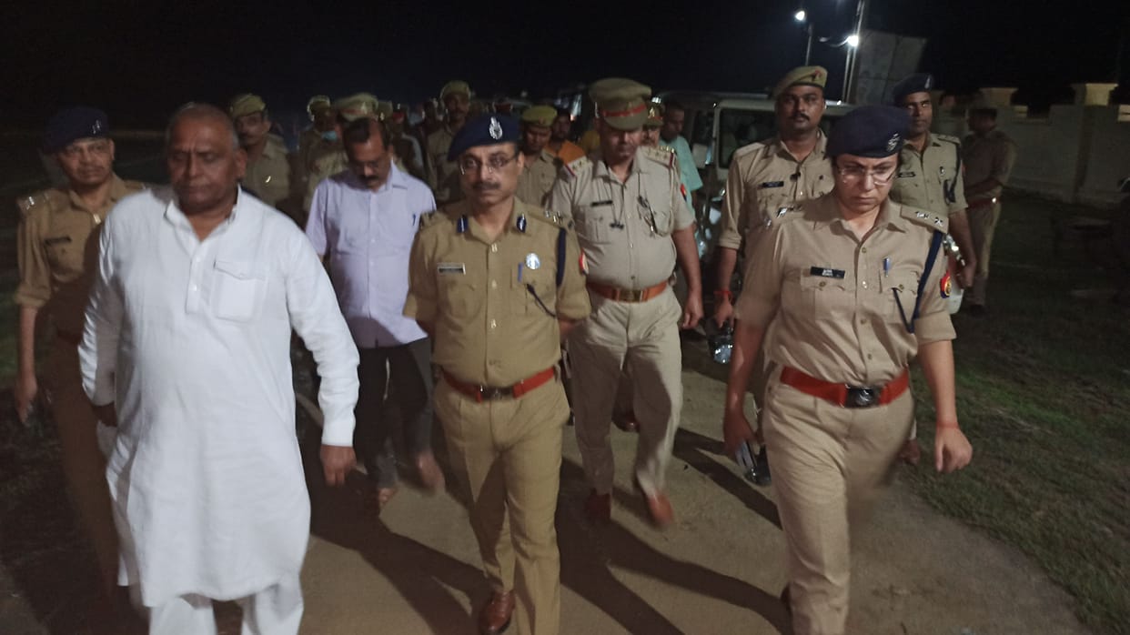 Kanpur Dehat: Gadkari will stay for one hour and 20 minutes in Kanchausi, IG looked after the helipad and other arrangements
