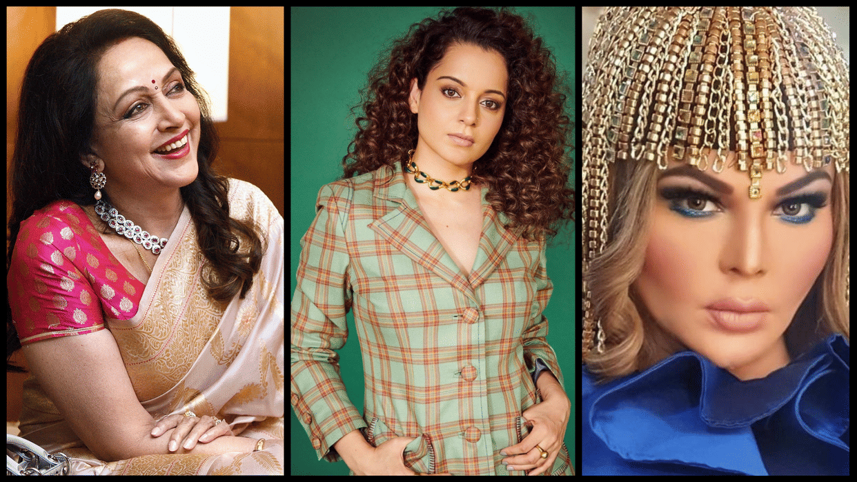 Hema Malini Member of parliament from Mathura Uttar Pradesh Commented on Kangana Ranaut Rakhi Sawant