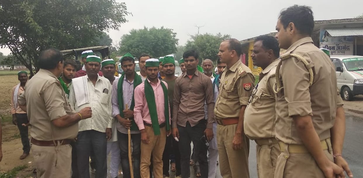 Police stopped BKU leaders, quarrel