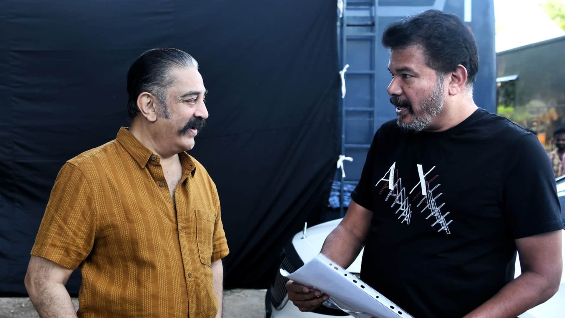 Actor Kamal Haasan has again started shooting for Indian 2 with director Shankar Shanmugam.