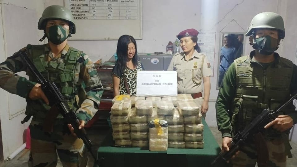 Assam Rifles and Mizoram Police have seized a huge quantity of Methamphetamine tablets worth Rs 167.86 crore