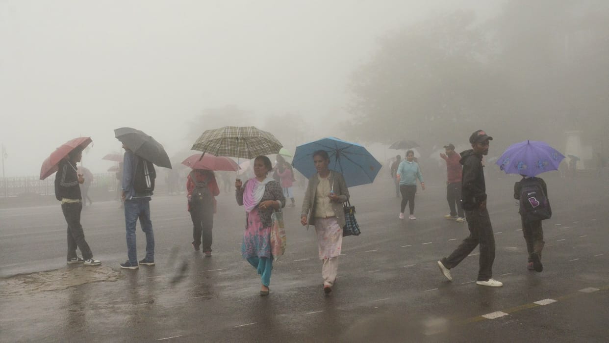 himachal weather update fresh snowfall in rohtang baralacha pass rain in shimla