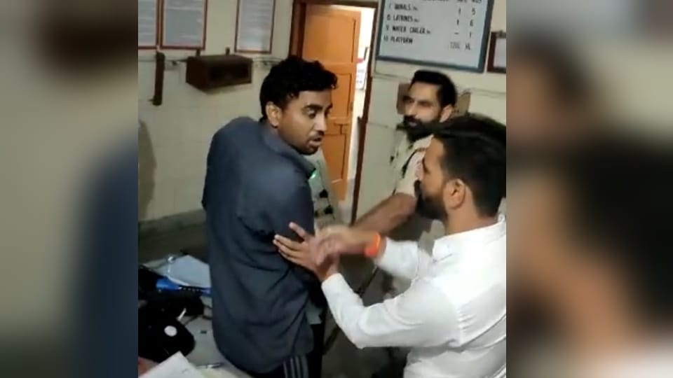 Point man working at Jagraon railway station abused officials, video viral on social media