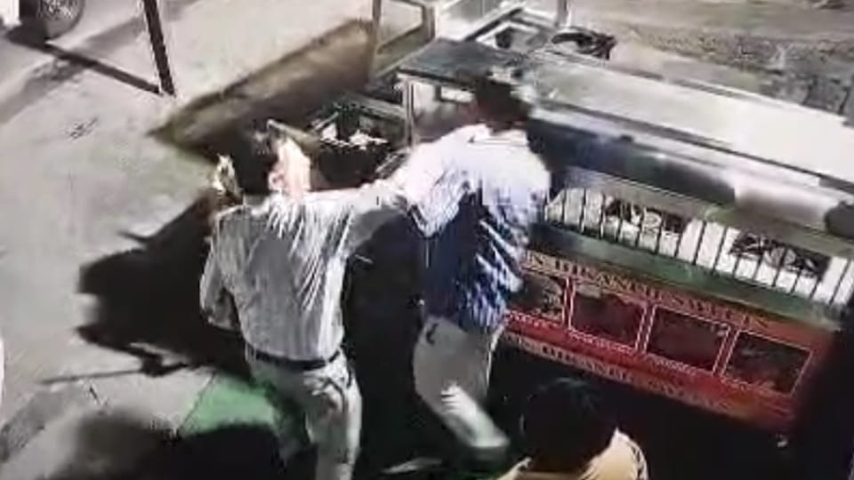 Video of an ACP from Ludhiana beating shopkeeper with sticks during night patrol goes viral