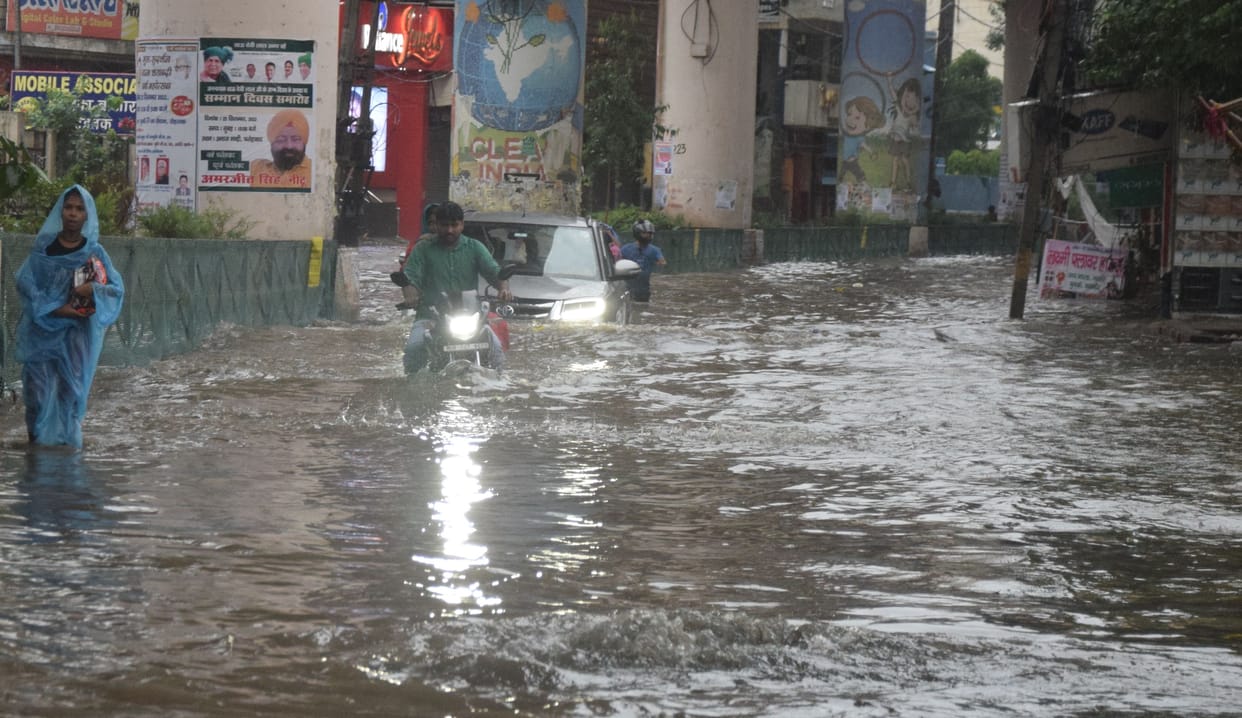 Public health department, which freed the city from waterlogging, itself submerged