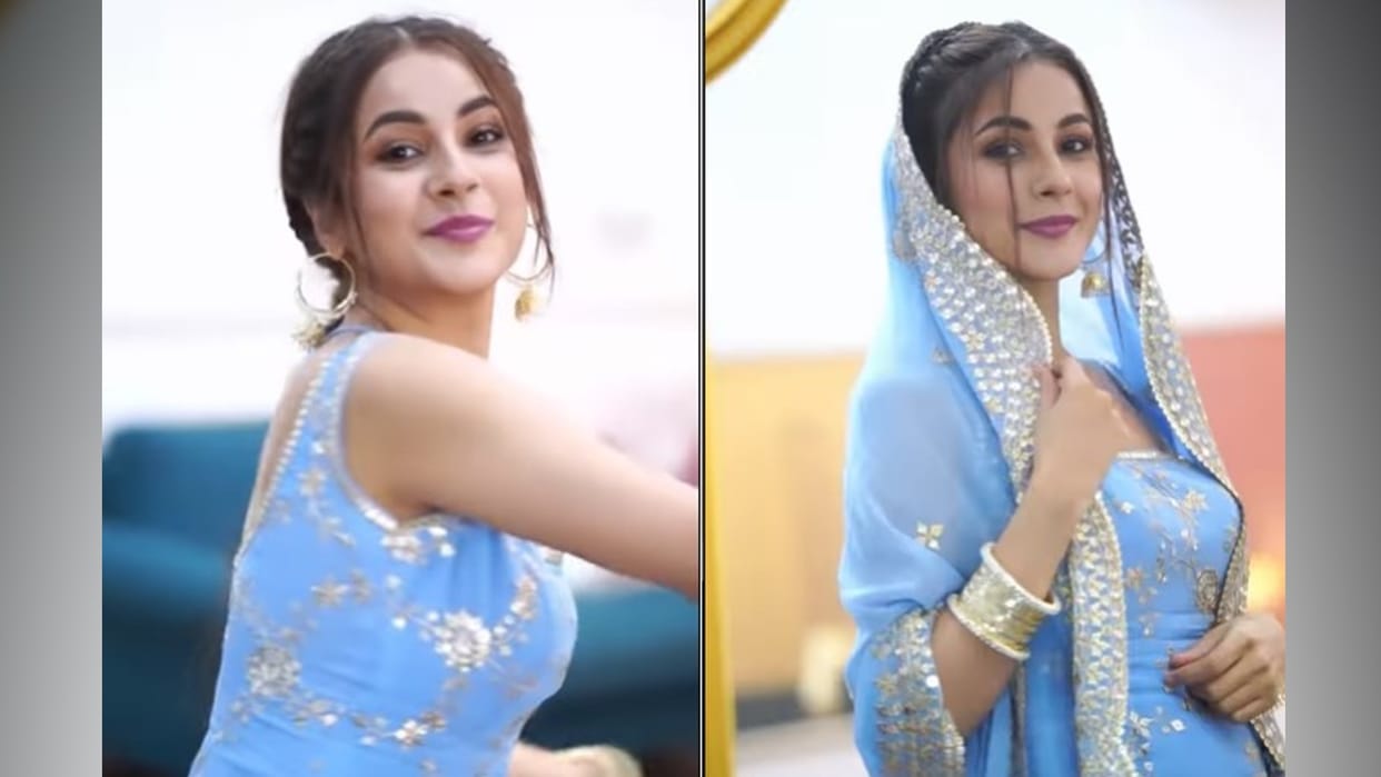 shehnaaz gill shares new video for punjabi song in desi look watch here