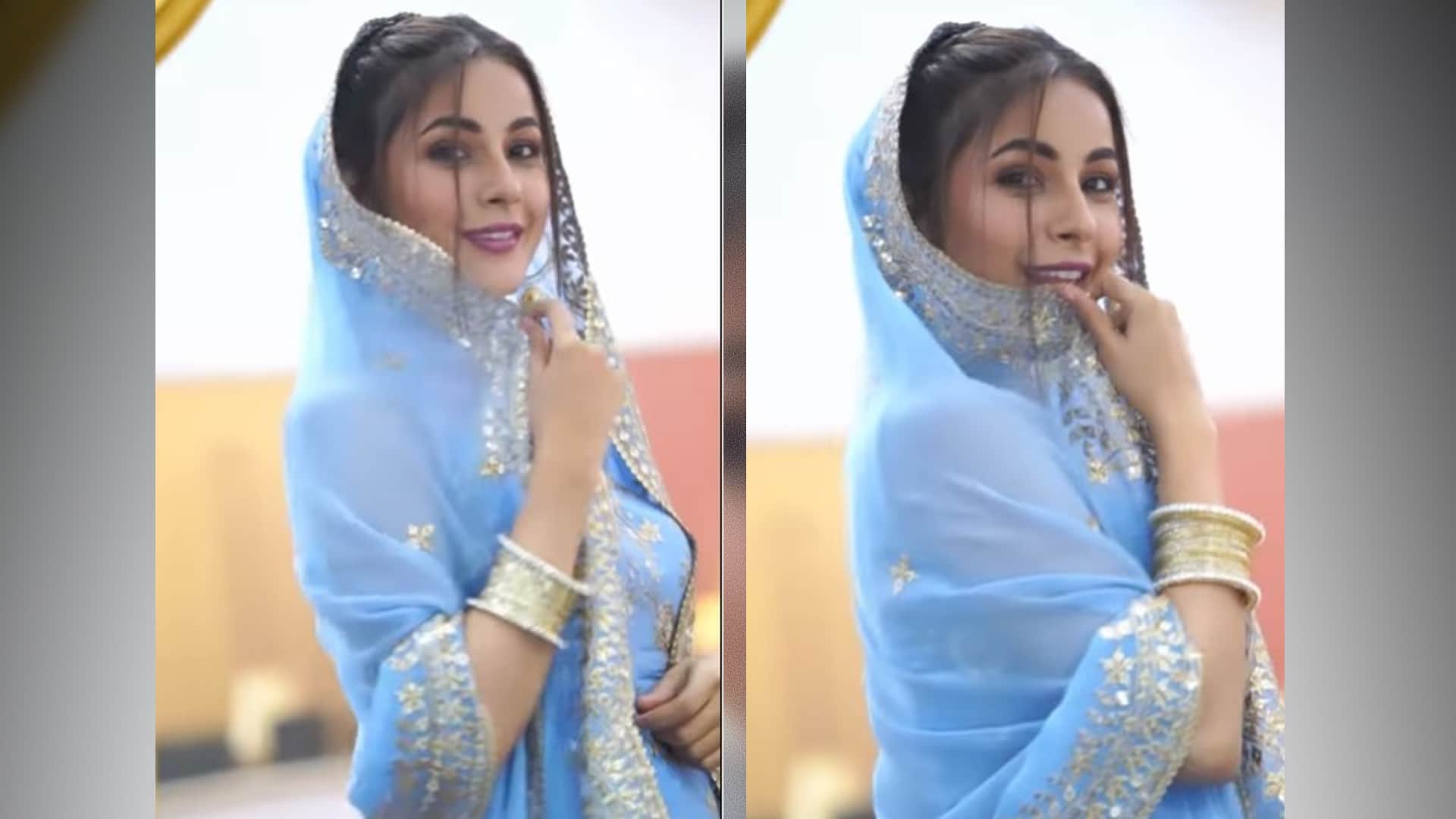 shehnaaz gill shares new video for punjabi song in desi look watch here