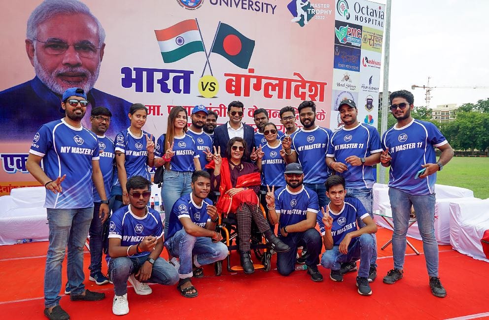 Divyang cricket match in Varanasi Bangladesh team won while Indian team won hearts