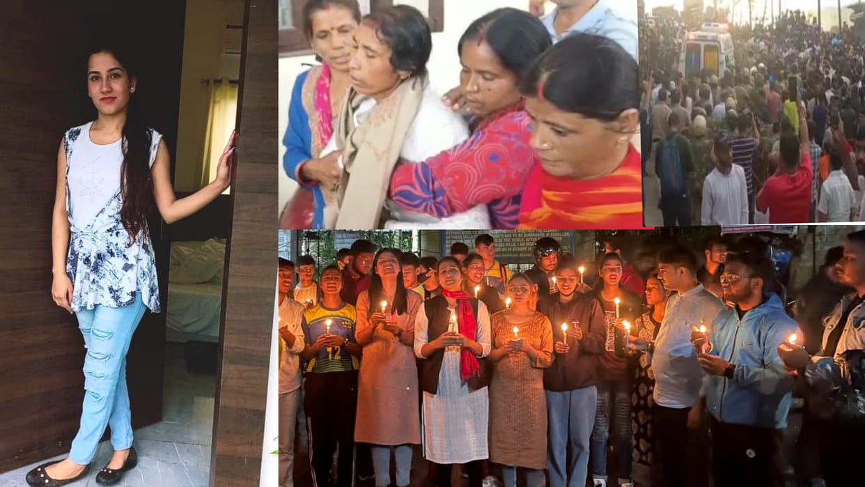 Ankita murder case ankita demands justice funeral mother faints Uttarakhand news in hindi