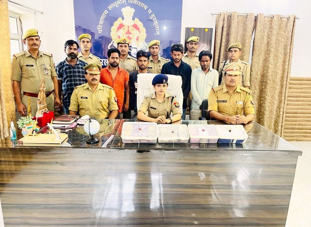 Cash and cars recovered from five gamblers