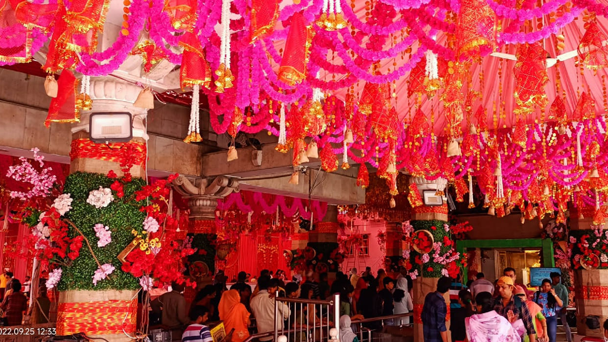 Temples started getting decorated for Janmashtami in the capital