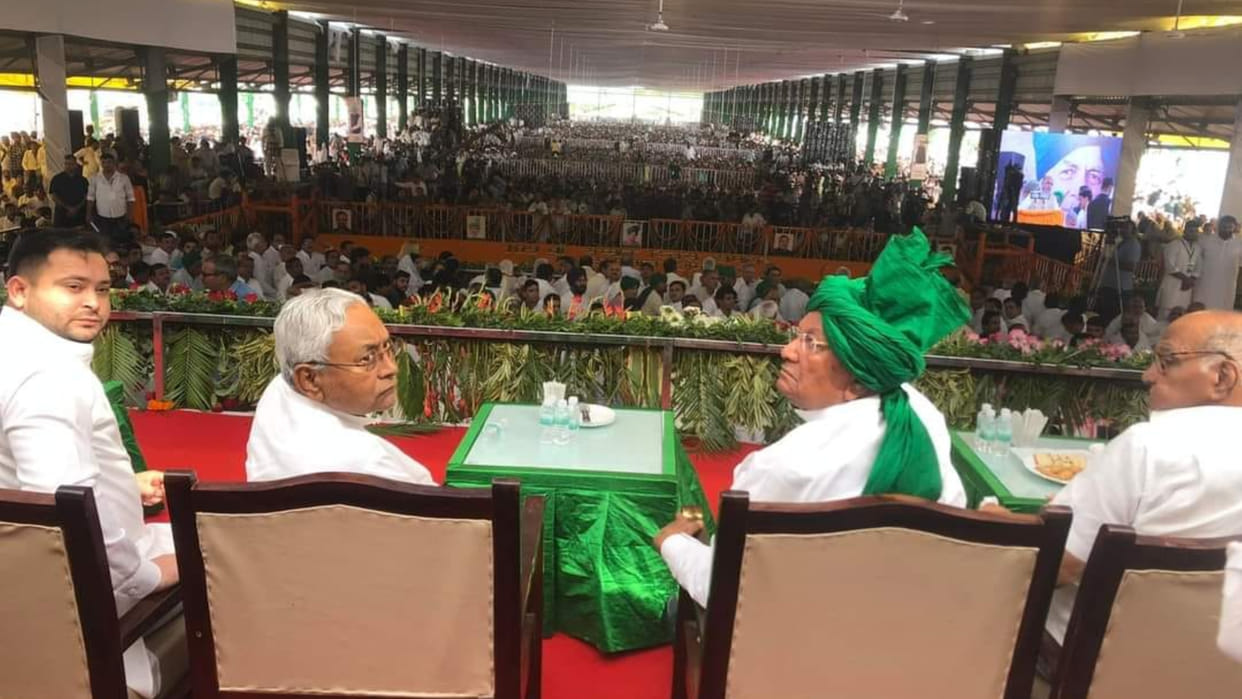 Nitish kumar said that main alliance will be formed in the country, Urged to Congress also