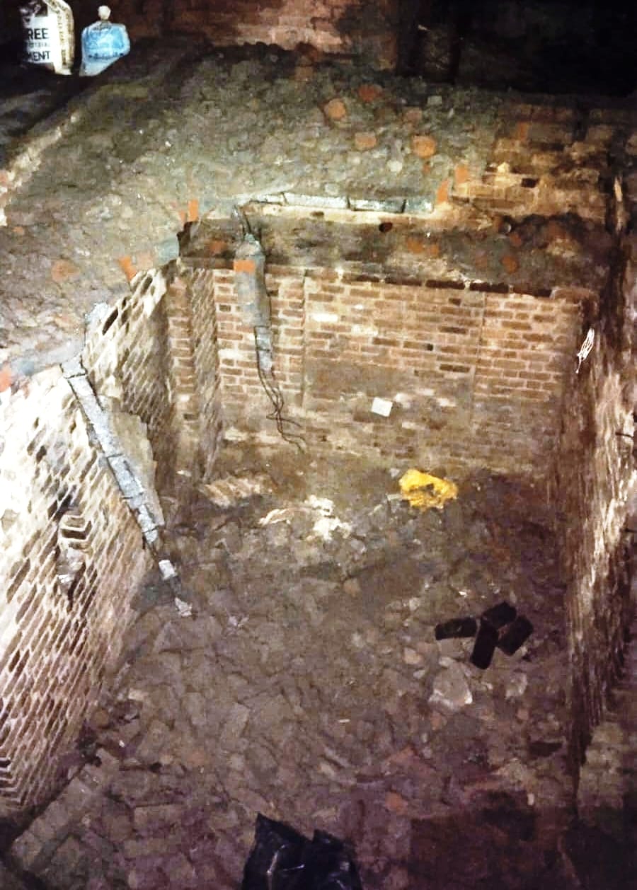 Middle-aged killed, two children injured due to collapse of two houses and a wall
