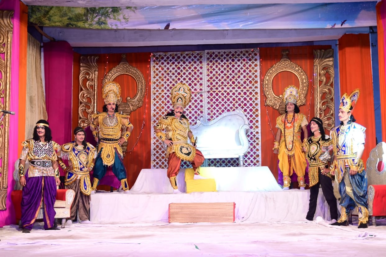 Sita birth, Ravana Vedavati dialogue staged