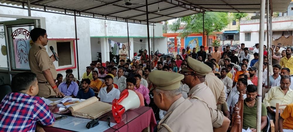 peace commitee meeting organise in mehdawal police station